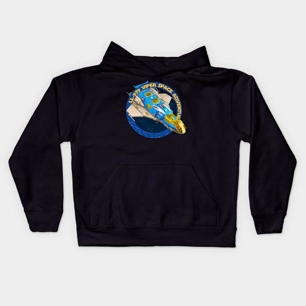 LL 979 Viper Space Adventure Kids Hoodie by mamahkian